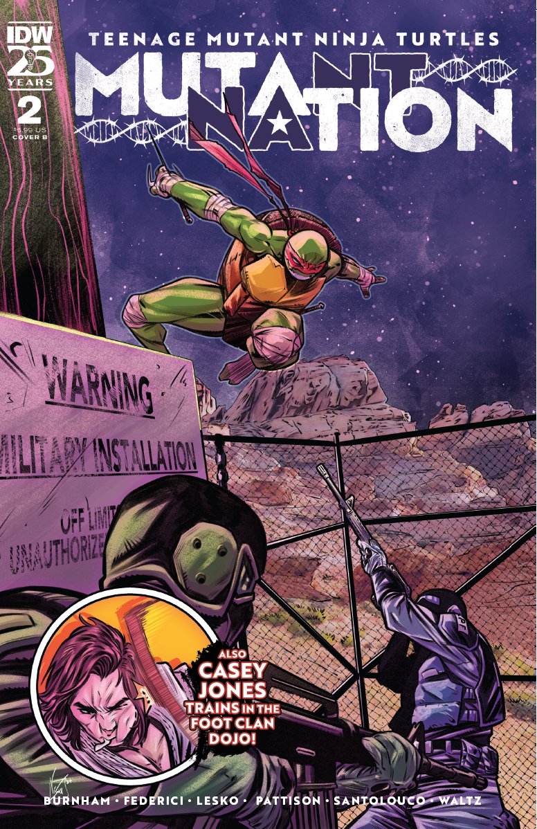 TomWaltz's tweet image. In stores today for #NCBD!

#TMNT #MutantNation #2 from @IDWPublishing!

Action, suspense...SURPRISES!

All in one beautifully double-sized issue!

@TMNT