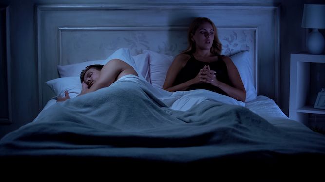 thedailymash's tweet photo. Woman lying next to man after first shag wondering how soon she can dump him https://t.co/J9YvapWjPp https://t.co/sln9BDcA8x
