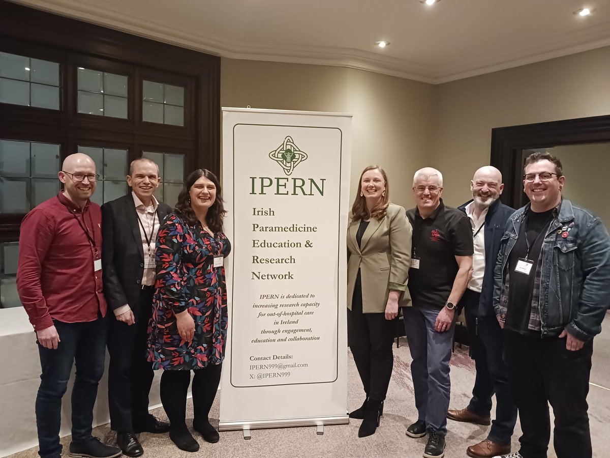 Congrats to our very own <a href="/Shane_Banjo/">Shane Devlin</a>, <a href="/mrsot13/">Michelle O'Toole</a> <a href="/Doyler726/">Brian Doyle</a> on winning research awards at #PHECC24 👏 Fantastic day of learning and networking thanks to all the <a href="/PHECC/">PHECC</a> team from all <a href="/IPERN999/">Irish Paramedicine Education & Research Network</a> #IPERN <a href="/CumminsNM/">Dr. Niamh Cummins</a> <a href="/DamienGaumont/">Damien Frenchy Gaumont</a> <a href="/EamonnByrne9/">Eamonn Byrne</a> @ivanmccann1