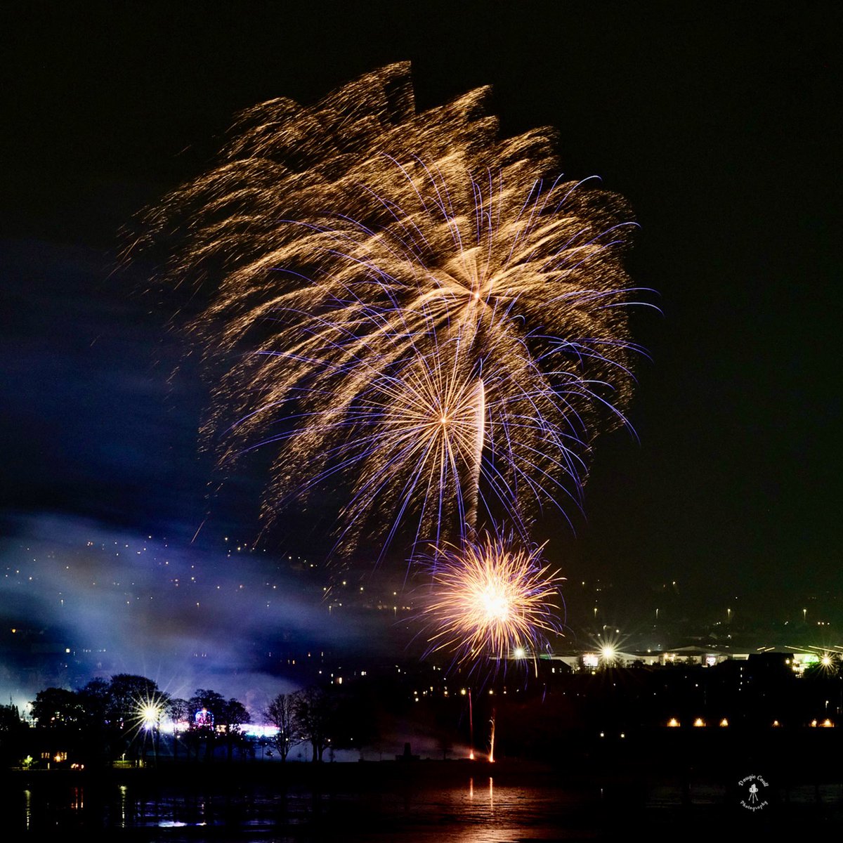 DougieCoullPix's tweet image. Few more edits from last week’s fireworks.

#fireworks #fireworkdisplay #dumbarton #pyrotechnics #levengrovepark