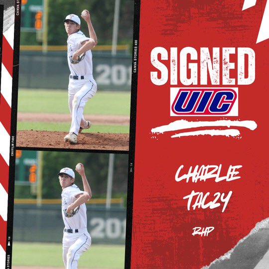 UIC Baseball 🔥⚾️ (@uic_baseball) on Twitter photo The sidewinder is coming to the city! Welcome to UIC, <a href="/charlie_taczy4/">Charlie Taczy</a>!
#ChicagosCollegeTeam The sidewinder is coming to the city! Welcome to UIC, <a href="/charlie_taczy4/">Charlie Taczy</a>!
#ChicagosCollegeTeam