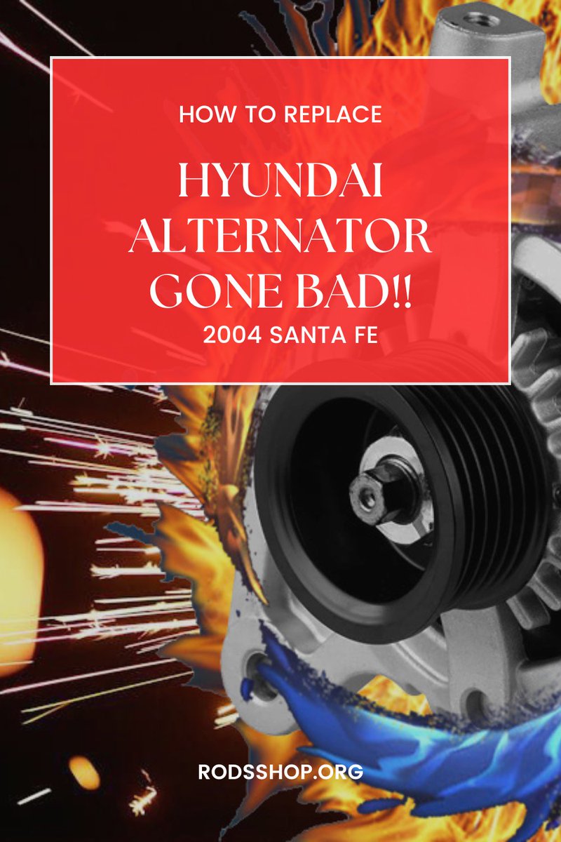 rodsshop_org's tweet image. Learn how to change an Alternator on a 2004 Hyundai Santa Fe, discover 2 time saving tips to make the job easier!!
youtu.be/yjjftgSfHqs   #hyundai, #alternator, #chargingsystem