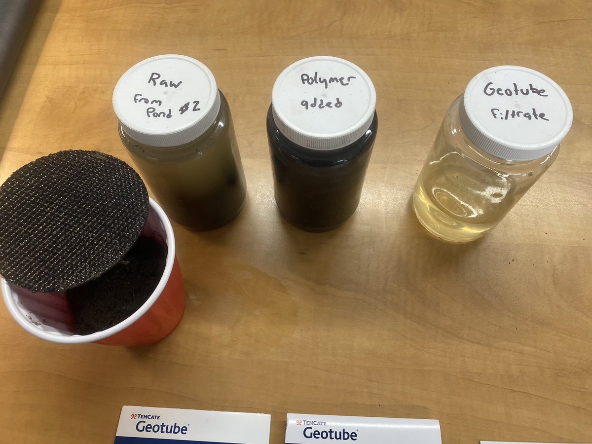 GriffithsJayson's tweet image. After decades of sludge accumulation, we are investigating NEW ways to clean, de-muck and filter aquatic materials while returning our pond ecosystems to vibrant habitats…this geo-dredging, dewatering/polymer &amp;amp; geo tube system could ✅ all the boxes…💭🤔 #BishopWater