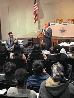 CTStateCourts's tweet image. The Connecticut Appellate Court heard 2 cases today as part of its &quot;On Circuit&quot; program at Classical Magnet School in Hartford.