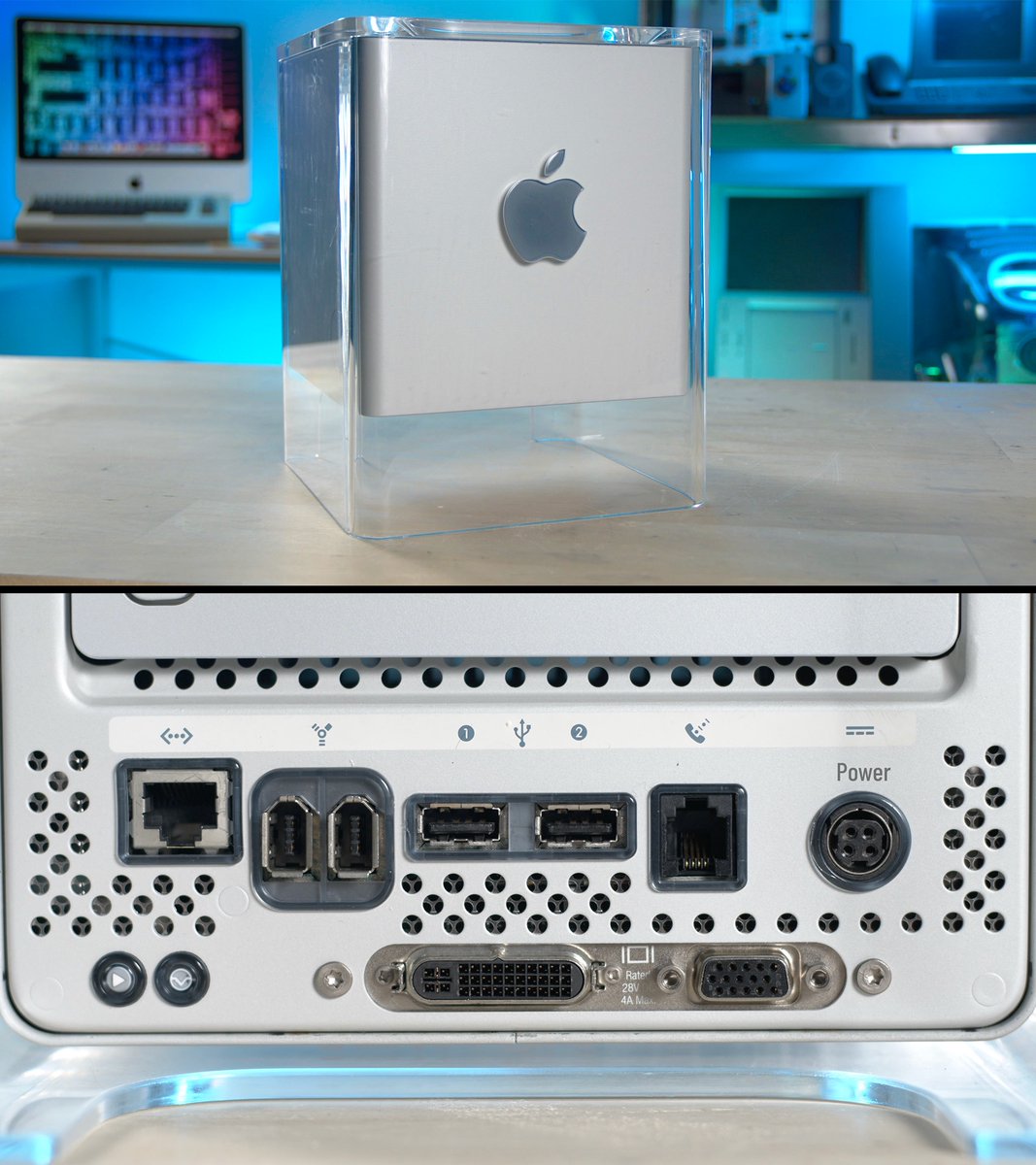 thecomputerclan's tweet image. Apple received criticism for putting the power button on the bottom of the new Mac mini, so let's flashback to when Apple put…

ALL THE PORTS, the reset button, and the interrupt button on the bottom of the G4 Cube.