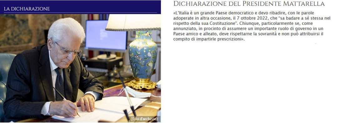 Mattarella, il nostro grande Presidente il coraggio ce l'ha e sa come metterlo al servizio del Paese!