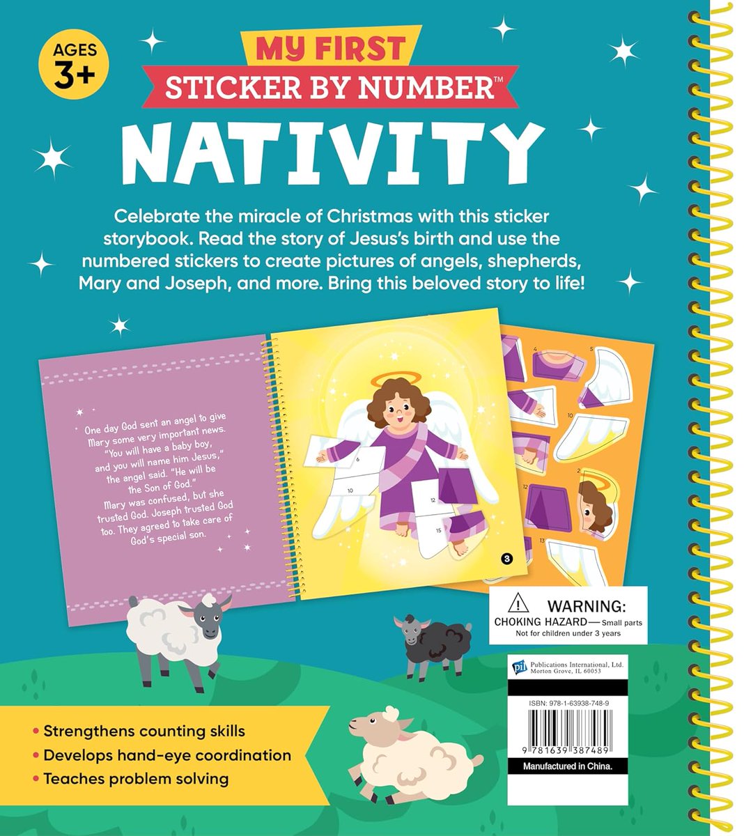 My first sticker book! Now available on Amazon a.co/d/bTO245o #Christmas #kidsbooks