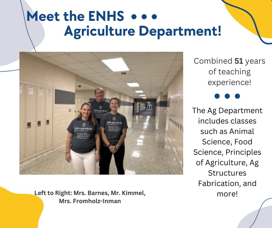 Meet the ENHS Agriculture Department!