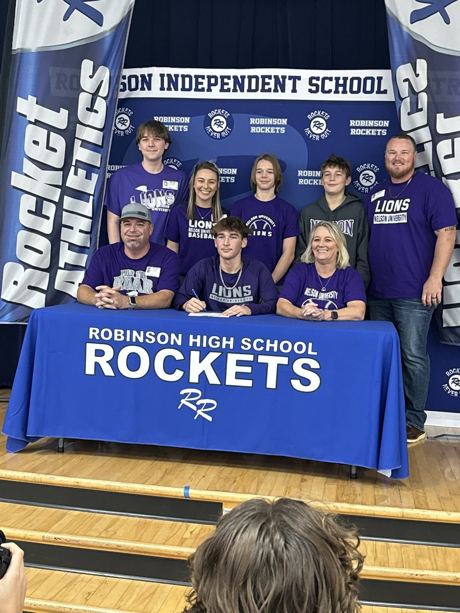 Landen Turnbo (@landenturnbo) on Twitter photo Officially signed ✍️ to play baseball ⚾️ for <a href="/NelsonUBaseball/">Nelson University Baseball</a> and Coach <a href="/mcornacchione28/">Matt Cornacchione</a> <a href="/WyattStavinoha/">Wyatt Stavinoha</a> <a href="/jbatton29/">James Batton</a> I can’t wait! 🦁💪
Thank you to all my ⚾️ coaches <a href="/rocketbaseball/">Robinson Rockets</a> <a href="/robinsonisd/">Robinson ISD</a> My 🏀 Coach <a href="/RocketsRNQhoops/">Robinson Rockets Basketball 🚀</a> <a href="/Patrick_Mathis_/">Patrick Mathis</a> & all my teachers family & friends! Officially signed ✍️ to play baseball ⚾️ for <a href="/NelsonUBaseball/">Nelson University Baseball</a> and Coach <a href="/mcornacchione28/">Matt Cornacchione</a> <a href="/WyattStavinoha/">Wyatt Stavinoha</a> <a href="/jbatton29/">James Batton</a> I can’t wait! 🦁💪
Thank you to all my ⚾️ coaches <a href="/rocketbaseball/">Robinson Rockets</a> <a href="/robinsonisd/">Robinson ISD</a> My 🏀 Coach <a href="/RocketsRNQhoops/">Robinson Rockets Basketball 🚀</a> <a href="/Patrick_Mathis_/">Patrick Mathis</a> & all my teachers family & friends!