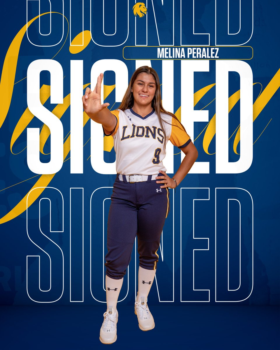 🥎SIGNED!
Welcome to Lion Softball Family, <a href="/MelinaPeralez13/">Melina Peralez</a>! 

#HailET x #NationalSigningDay