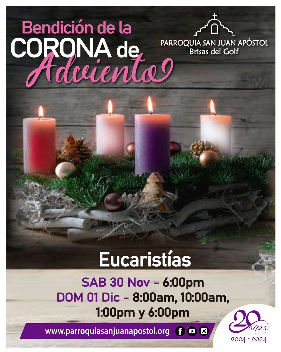 Parroquia San Juan Apóstol - Brisas del Golf tweet media