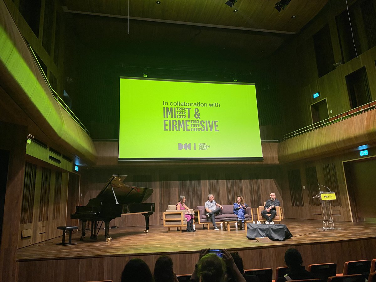 Super event as part of Irish Design Week with Colum Slevin, Liz Rosenthal and Marcel Twohig - led by Camille Donegan
