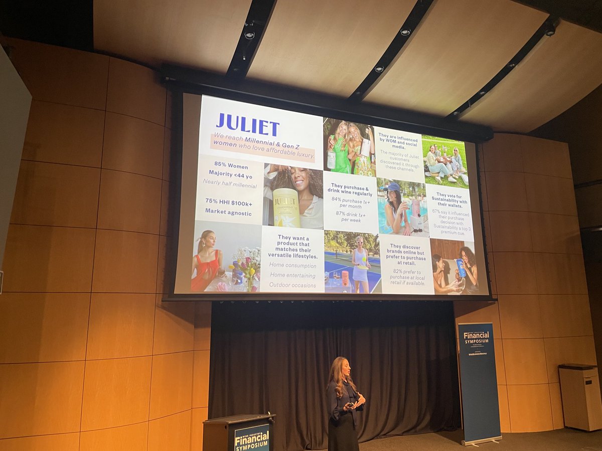 Wine Industry Financial Symposium features rockstar women and their brands! ⁦<a href="/julietwine_/">Juliet</a>⁩ ⁦<a href="/MomJuiceWine/">MomJuice</a>⁩ #Innovators