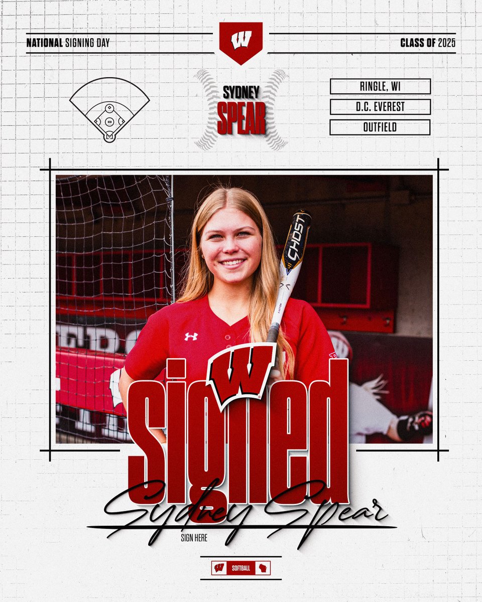 Reppin’ the red &amp; white 🔴⚪️

Welcome <a href="/sydneyspear2025/">Sydney Spear 2025</a>