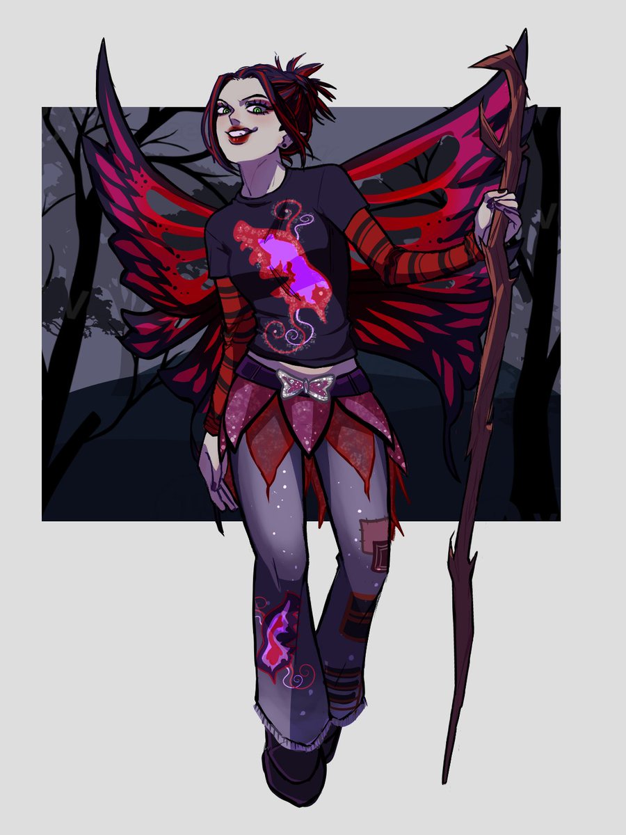 Hice a esta mala en halloween, sobrepensar no me dejó postearla antes

#bratz