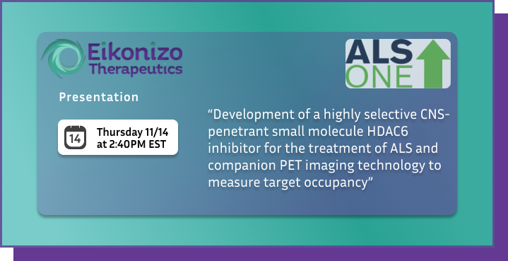 We are looking forward to sharing updates on our research tomorrow at the #ALSResearchSymposium. Thanks for inviting us <a href="/alsone_official/">ALS ONE</a> team!

More info on the 7th Annual ALS ONE Research Symposium can be found here: alsoneresearchsymposium.org

#ALS