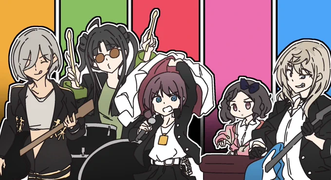 ツッパりハイスクールバンドクライ
 #ガールズバンドクライ 