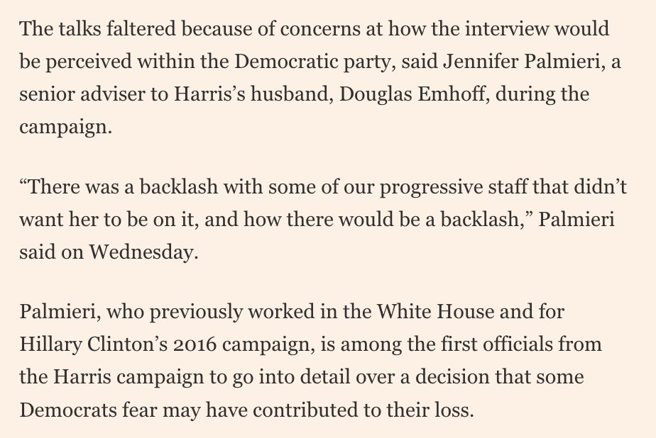 Anna Nicolaou (@annaknicolaou) on Twitter photo new: a Kamala campaign adviser explains why she didn't go on Joe Rogan: ft.com/content/9292db…
from <a href="/FTJFranklin/">Joshua Franklin</a> & me new: a Kamala campaign adviser explains why she didn't go on Joe Rogan: ft.com/content/9292db…
from <a href="/FTJFranklin/">Joshua Franklin</a> & me