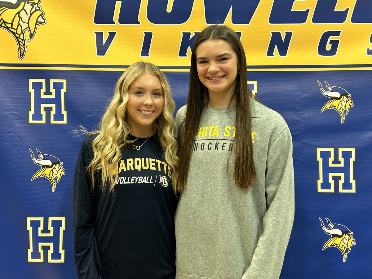 Happy signing day to our 2 seniors continuing their athletic careers at the next level! We are so proud of both of you!

Avery Helms - Marquette University
Danielle Moore - Wichita State University