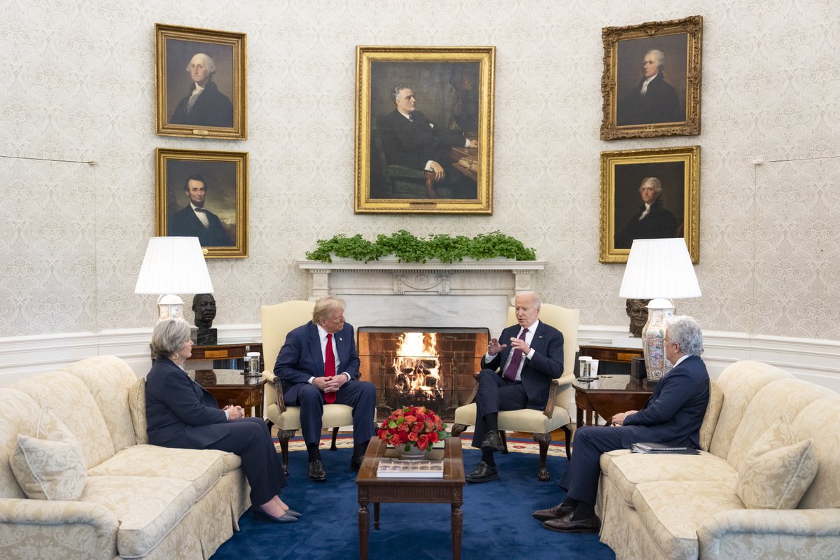 Today I met with President-elect Trump in the Oval Office.

I look forward to leading a smooth transition and peaceful transfer of power. As I told the President-elect, my team is committed to doing everything we can to ensure the incoming administration has what they need.