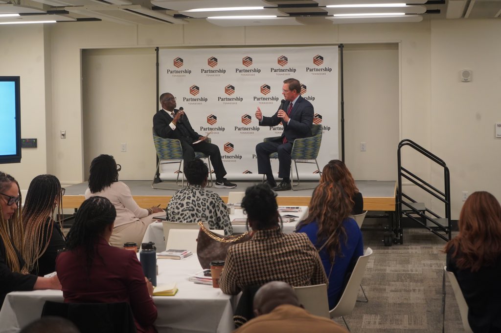CSexton25's tweet image. Big thanks to Partnership Tennessee and Cato Johnson for inviting me to speak at their fall meeting! Great discussion on expanding opportunities for all Tennesseans.