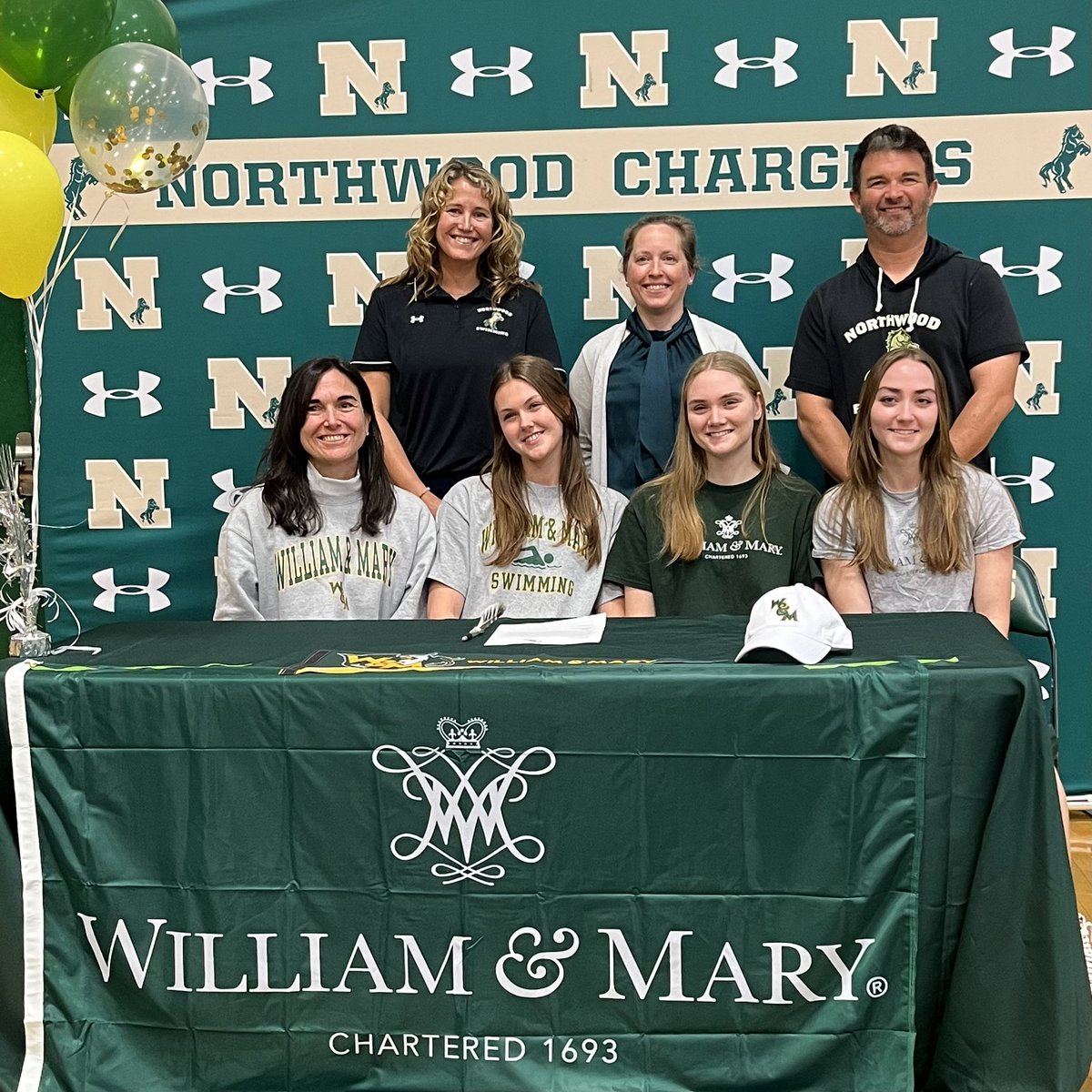 Northwood Athletics (@chargerathletes) on Twitter photo Abby Emrich and Sara Wildes signed and committed today. Abby Emrich will head to William and Mary where she will be a member of the swim team. Sara Wildes will head to Greensboro College to co time her volleyball career #ALLN <a href="/NHSChargers/">Northwood Chargers</a> <a href="/ChathamNCSports/">Chatham Sports</a> <a href="/AsheeboR38/">Asheebo Rojas</a> Abby Emrich and Sara Wildes signed and committed today. Abby Emrich will head to William and Mary where she will be a member of the swim team. Sara Wildes will head to Greensboro College to co time her volleyball career #ALLN <a href="/NHSChargers/">Northwood Chargers</a> <a href="/ChathamNCSports/">Chatham Sports</a> <a href="/AsheeboR38/">Asheebo Rojas</a>
