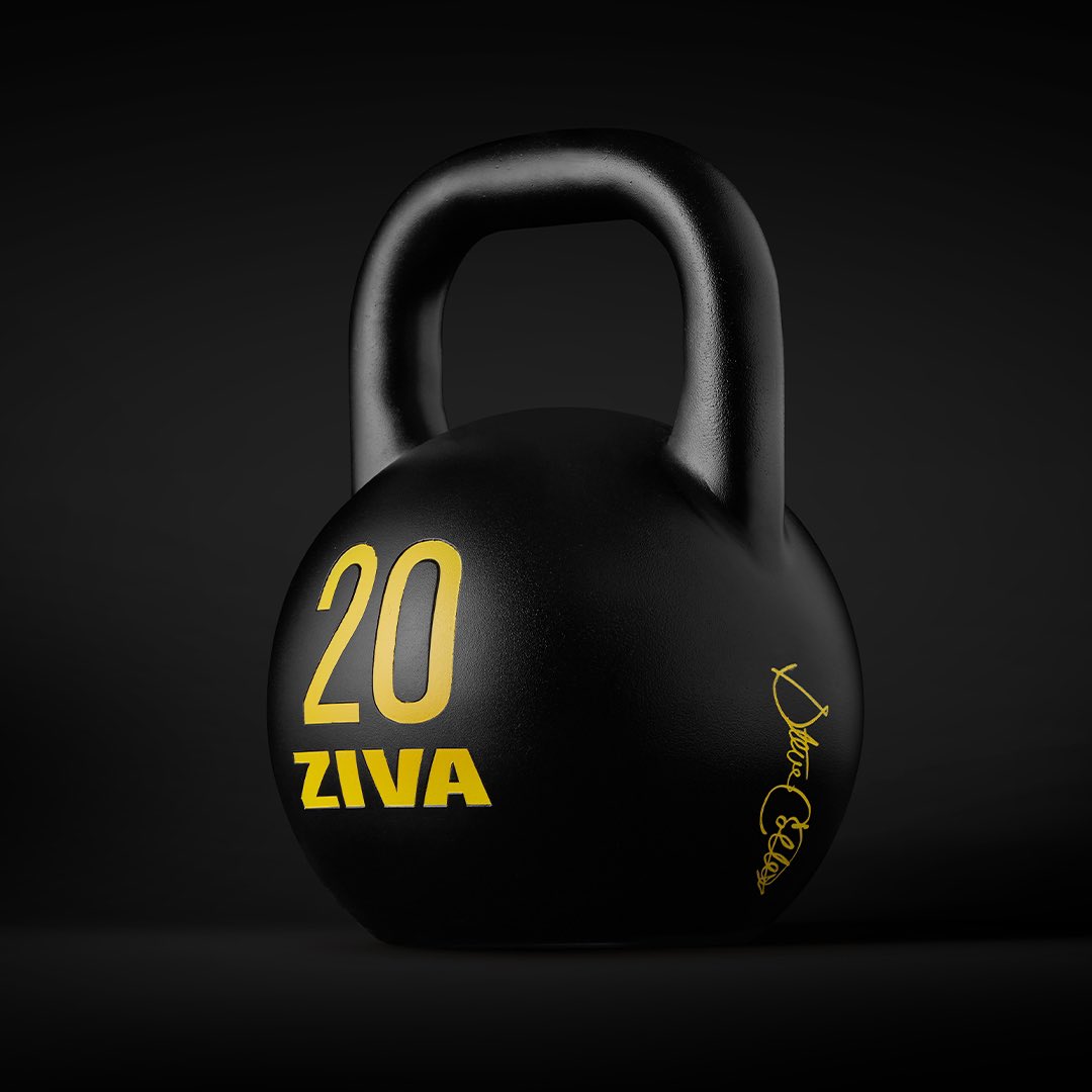 SteveCotterIKFF's tweet photo. Crafted by a legend, built for champions.🏆💪

Our ZIVA Signature 🔔 Kettlebells are designed w/ Steve Cotter, a pioneer in the kettlebell world and one of Men’s Health Magazine’s Top 100 Fittest Men of All Time.
These are kettlebells perfected for competition. The precision weighting, ideal ⚖ balance, and flawless handling embody Cotter's legacy and make these kettlebells the ultimate choice for both rigorous training and top-tier competition. 🌍
Experience the strength of a true competitor. This is #ZIVAStrength