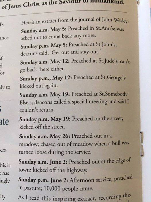 John Wesley founder of #Methodism is so dope I kind of love him