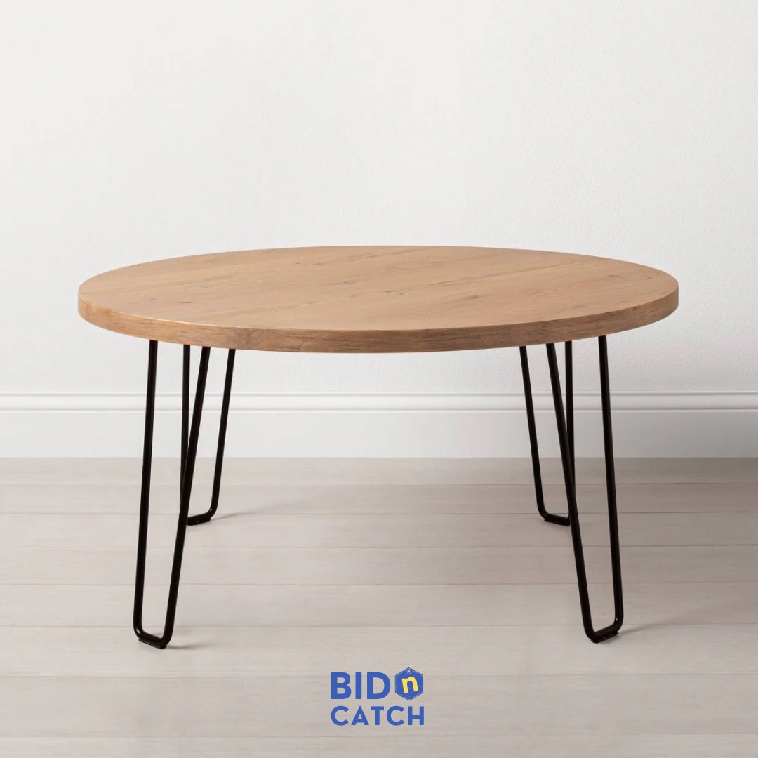 bidncatch's tweet image. Upgrade your space with this Wood &amp;amp; Wire Coffee Table 🏡
Bid now to make it yours!

#BidNCatch #auctions #bidding #online #uae #unitedarabemirates