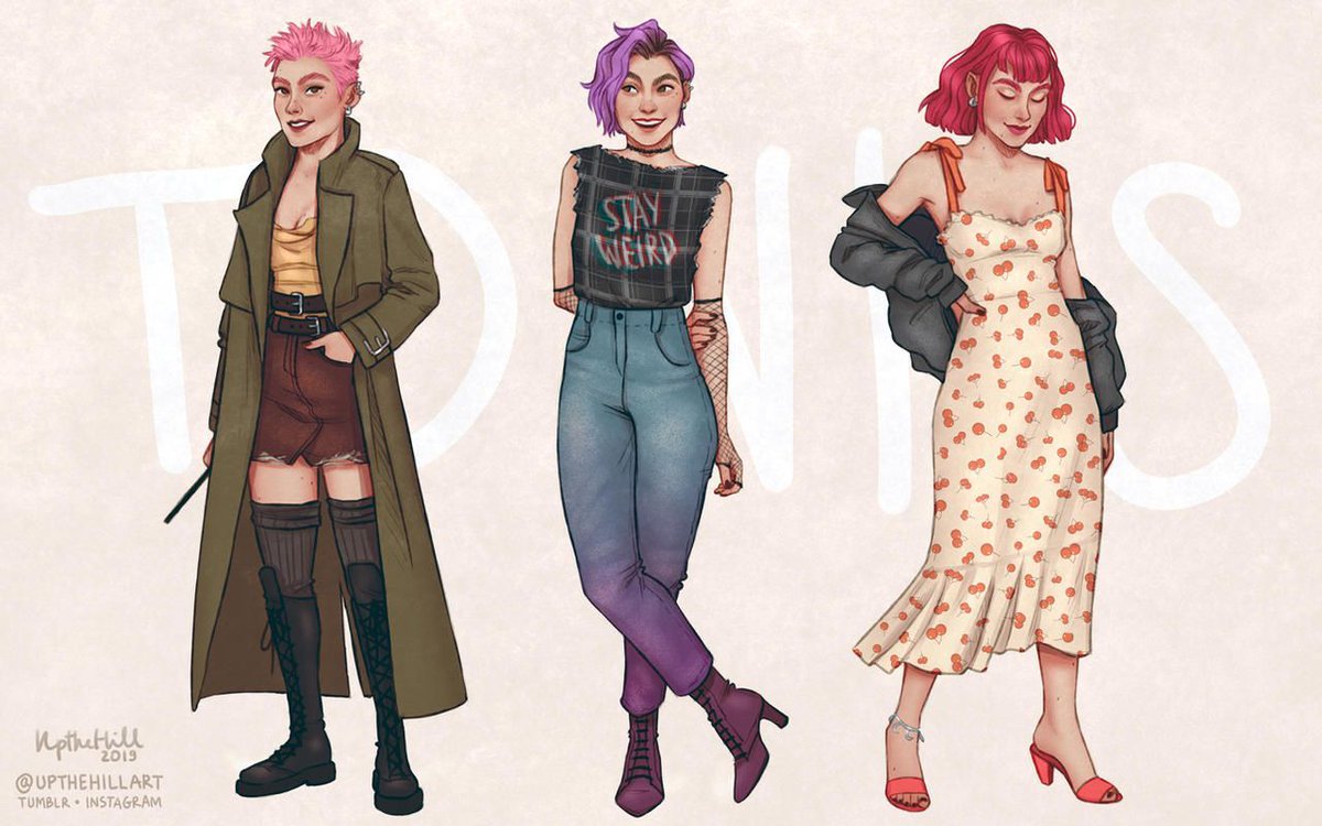 MuggleNet's tweet image. Tonks was not only a powerful Auror, she was also a style icon. 

#PotterArt by upthehillart on DeviantArt:
deviantart.com/upthehillart

#Tonks #Icon #WotcherHarry