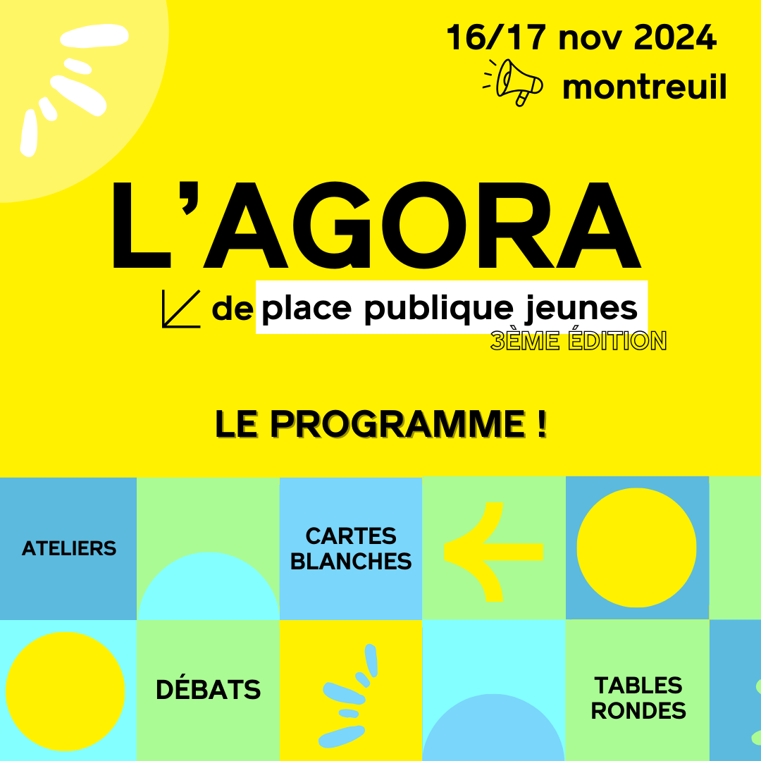 🚀 L’Agora de PPJ, c’est dans 3j ! Ce week-end, rejoignez-nous pour trois jours passionnants de débats, d’échanges et de nouvelles perspectives ! 🌍✨
Au programme : sobriété énergétique, accès au logement, santé mentale, voix des jeunesses, horizon 2027, et bien plus encore ! ⬇️