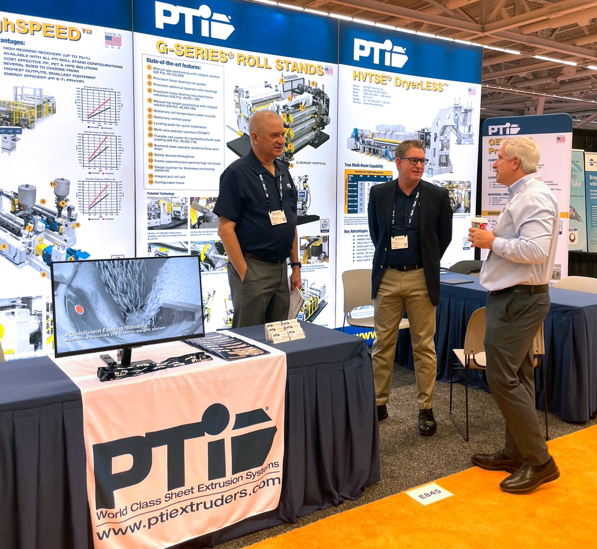 PTiExtruders's tweet photo. We're here at the Plastics World Extrusion Expo in Cleveland! See us at Booth#E845, Tom Limbrunner and Jeff McConnell will be there to answer any questions.
Register for free!
https://t.co/wX3Ks5OOy6
#AMIexpos #plasticsindustry #sheetextrusion #technology #Packaging https://t.co/pGDVjSl6XX