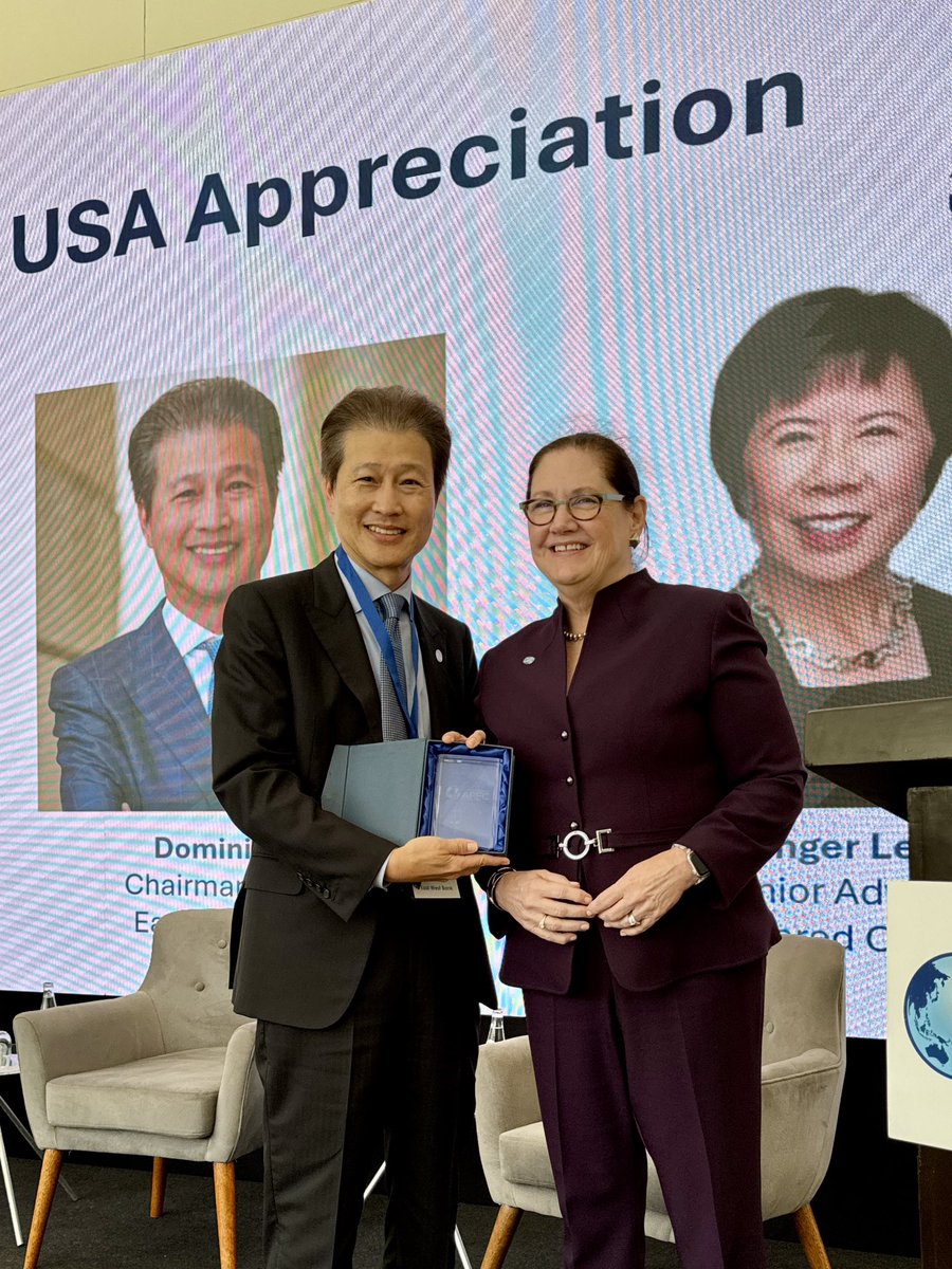 Angelica Tang (@angieotang) on Twitter photo In Lima, Peru for APEC Economic Leaders Week meetings. <a href="/APECBiz/">APEC Business Advisory Council (ABAC)</a> Co-Chair Dominic Ng, <a href="/EastWestBank/">East West Bank</a> CEO, receives award for his leadership service as Chair in 2023. <a href="/apecperu/">APEC Perú 2024</a> highlights include <a href="/NCAPEC/">NCAPEC</a> Sustainable Future Forum & its 30th annual luncheon. In Lima, Peru for APEC Economic Leaders Week meetings. <a href="/APECBiz/">APEC Business Advisory Council (ABAC)</a> Co-Chair Dominic Ng, <a href="/EastWestBank/">East West Bank</a> CEO, receives award for his leadership service as Chair in 2023. <a href="/apecperu/">APEC Perú 2024</a> highlights include <a href="/NCAPEC/">NCAPEC</a> Sustainable Future Forum & its 30th annual luncheon.