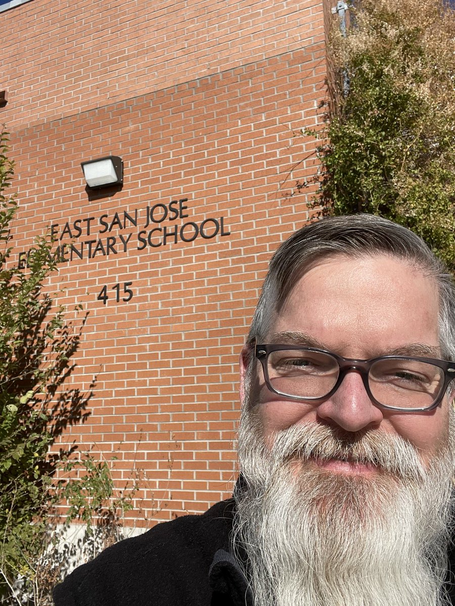 Today I am a principal at East San Jose Elementary School on Albuquerque NM. I didn’t get a new job, I just visited this amazing school today.