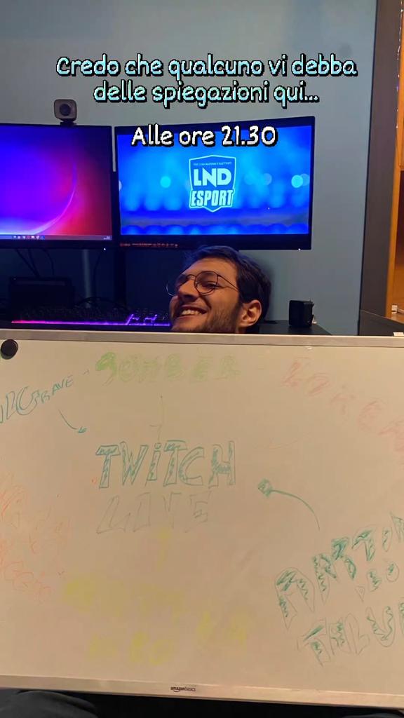 🥲Scusate, vi ho nascosto la verità per troppo tempo.....
Ma stasera saremo pronti a rivelare tutto..
⚠️ Dalle 21.30⚠️
🟣 Su twitch.tv/legadilettanti… 
<a href="/LNDEsport1/">LND Esport</a>
🔥Con <a href="/90MBER/">🎙 90MBER 🎙</a> <a href="/itsTulip_/">Lorena Rusu 🌷</a> <a href="/mattiameo_/">Mattia Meo</a> <a href="/AndreaLagna7/">Andrea</a> <a href="/Energyino1/">Taluni</a> e altre sorprese..

Vi Aspetto per confessare tutto 💥