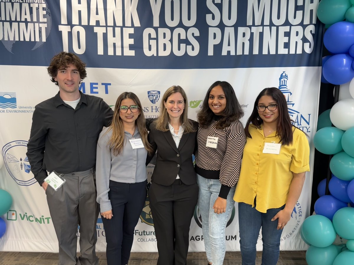 JohnsHopkinsEHE (@johnshopkinsehe) on Twitter photo Great student representation at the Greater Baltimore Climate Summit!
<a href="/MarshaKarp1/">Marsha Wills-Karp (she/her)</a> Great student representation at the Greater Baltimore Climate Summit!
<a href="/MarshaKarp1/">Marsha Wills-Karp (she/her)</a>