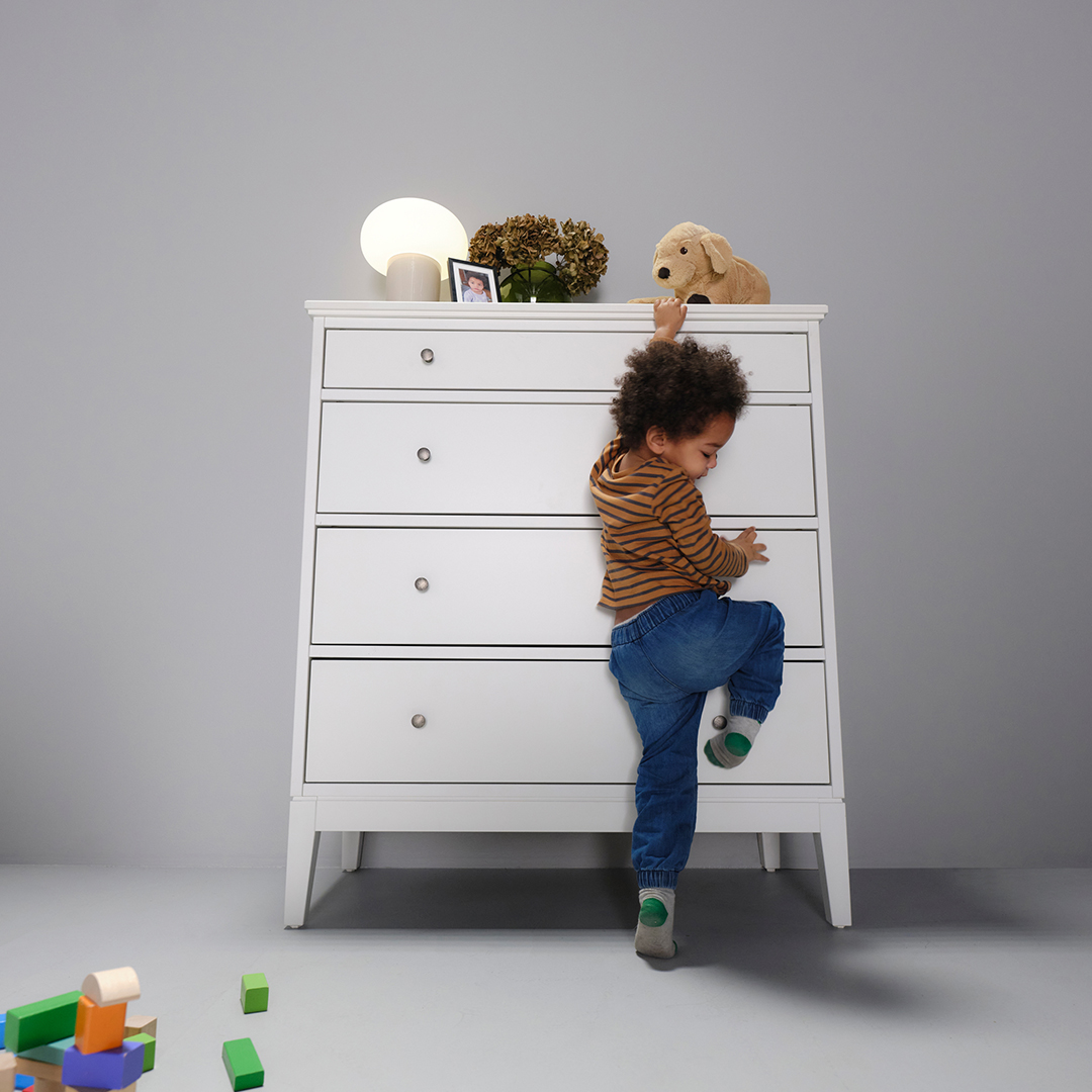 Make your home a safer place for little ones by anchoring your furniture to the wall. Learn more at bit.ly/3Ay2O2F