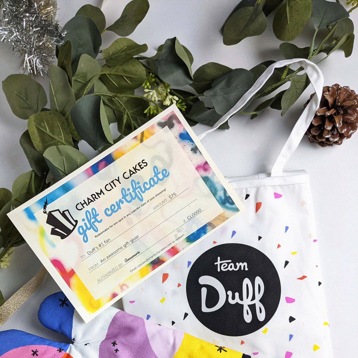 Charm City Cakes Class gift certificates are perfect stocking stuffers for kids and adults! Order yours at our website today!

#charmcitycakes #giftcertificate #classes #cake #baltimore #visitbaltimore #gift #gifting #holidays #christmas