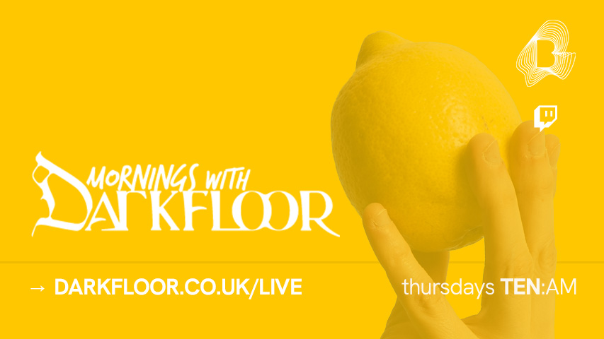 Darkfloor's tweet photo. This then is your weekly reminder that I broadcast a morning radio show from 10am GMT on both Twitch + Blast Radio.  

Listen in for some daytime friendly lemon music to ease you through to lunch time.  

Tune in at https://t.co/F4G7CGEN7i https://t.co/fSNkHxiFNN