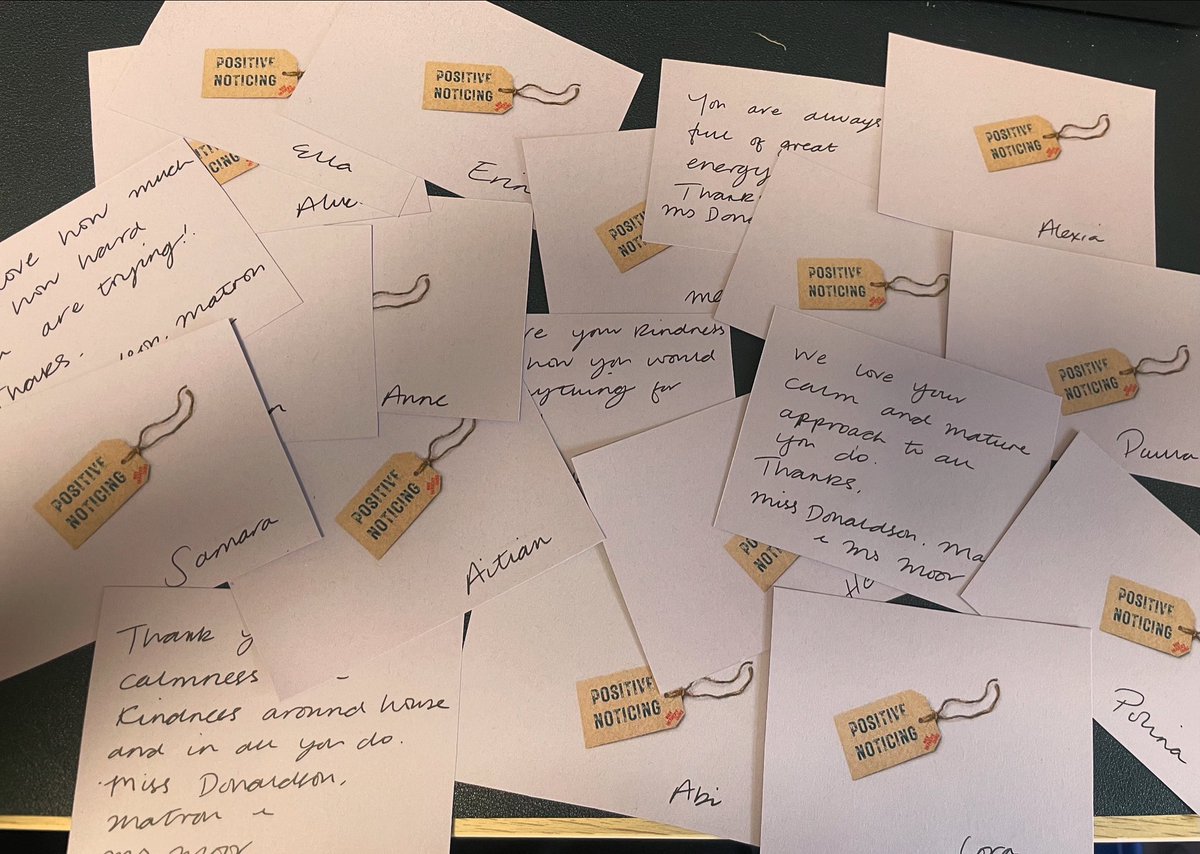 Positive Noticing Day at #felstedschool. Thorne girls you are truly fantastic #thornehouse