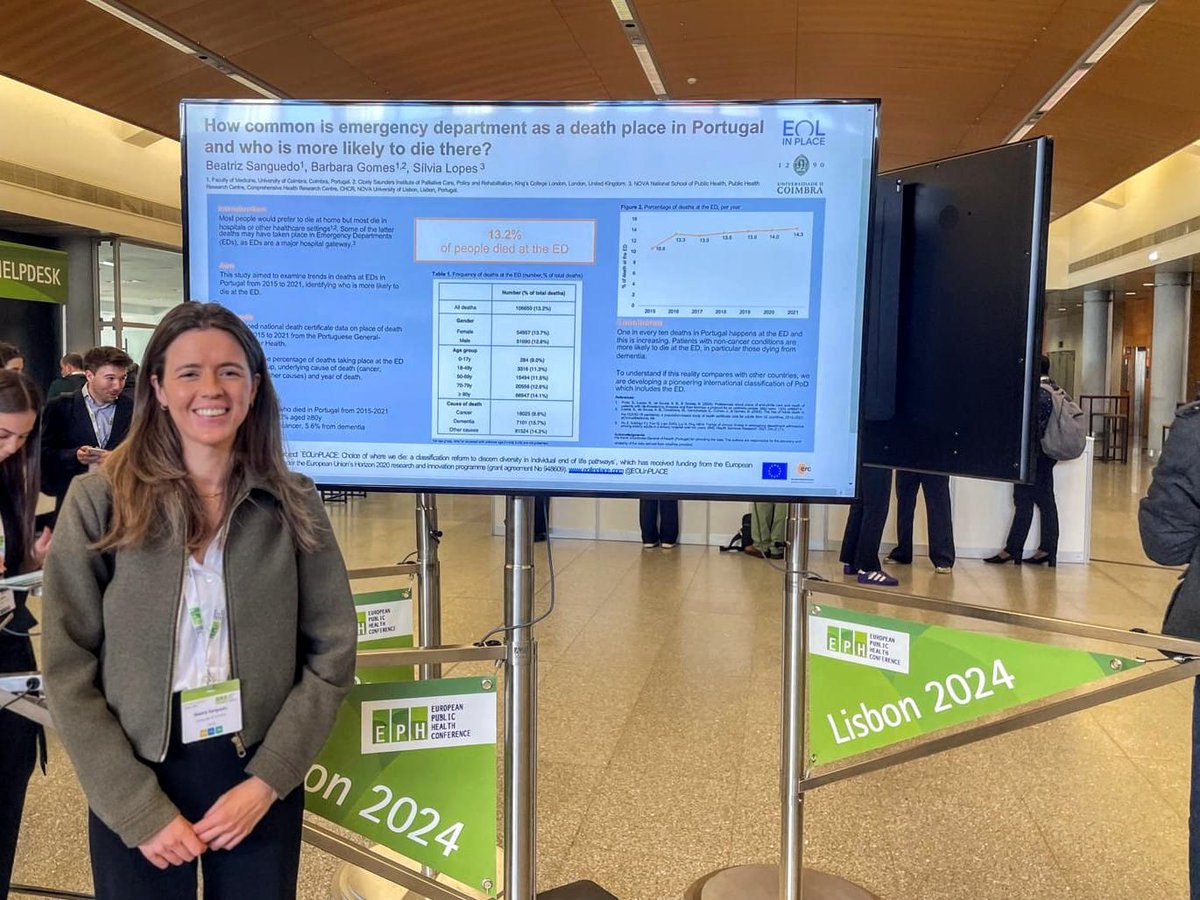 EOLinPLACE's tweet photo. 🔥 Great work by @BSanguedo, presenting at the 17th European Public Health Conference in Lisbon!  

@SilviaLopes30 @B_Gomes_ @ERC_Research https://t.co/jH73kP07lb