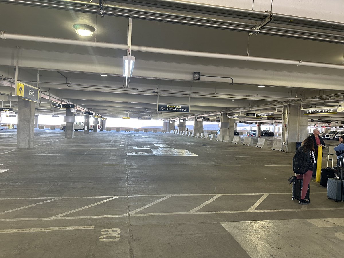 AirGremlin's tweet photo. @Hertz this is the vehicle situation I face every other week when I fly into the ELP airport.  I love the selection of cars and the 30-60 min wait for a car. 🙄🙄🙄. To top it off myself and everyone in line is a Presidents Circle, cars in reserve but desk won’t give them up https://t.co/jSclAhzA4r