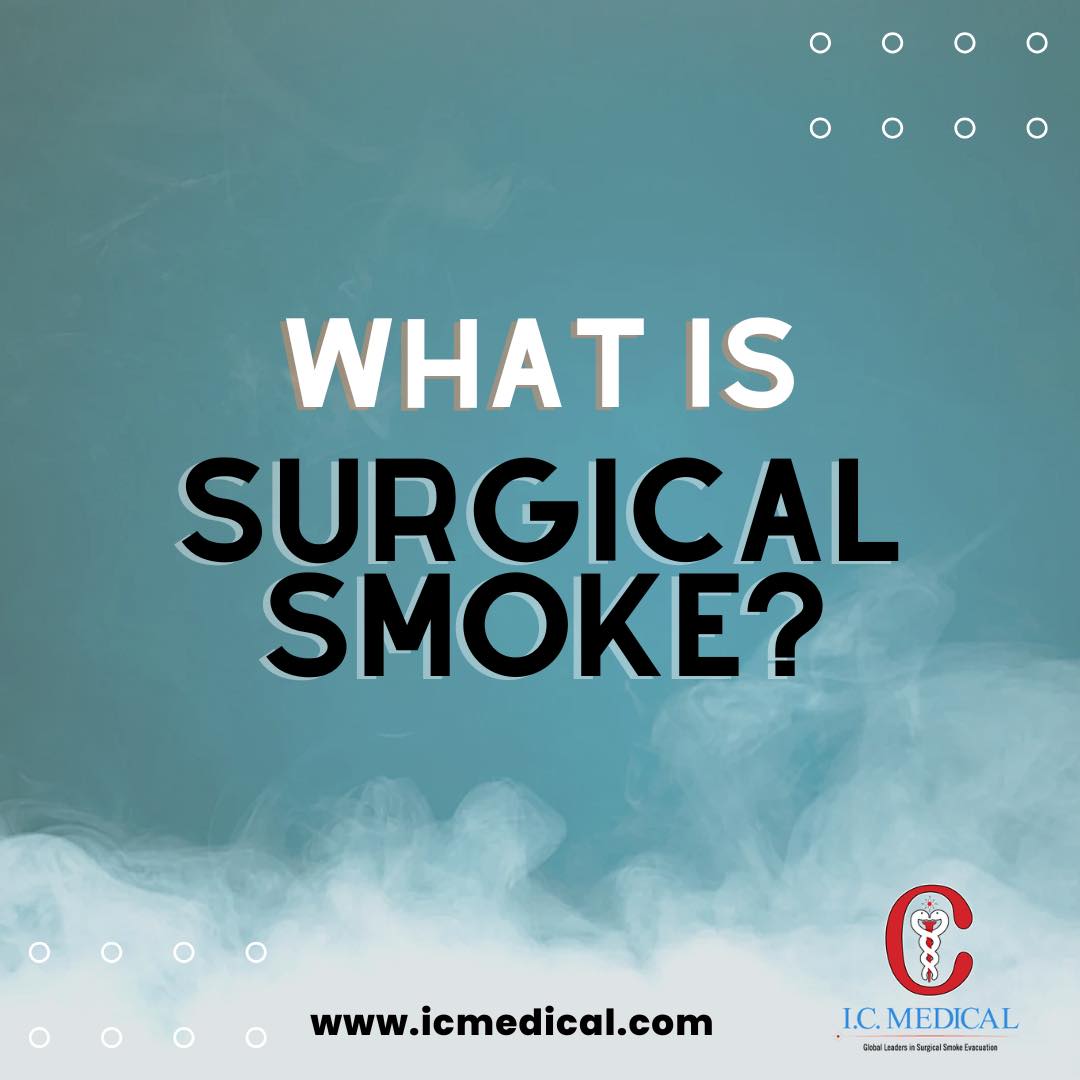 So what is surgical smoke anyway? Surgical smoke is the vaporization of substances (i.e. tissue, fluid, blood ) into a gaseous form and is a byproduct of surgical instruments used to destroy tissue. Surgical smoke is a hazard to patience and healthcare providers.