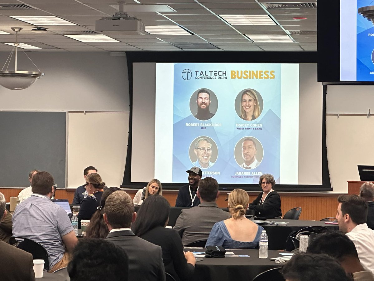 eranderee's tweet photo. Another successful @TalTech conference - "ELEVATE TALLAHASSEE" - thanks to the work of @i2xsolutions @IntegriSource @ThisIsRuvos @LaunchTally @FLTechCouncil @TEKsystems @KnowliData @FSUCCI @TalChamber #TLH #TalentLivesHere https://t.co/4sp83d3dhj