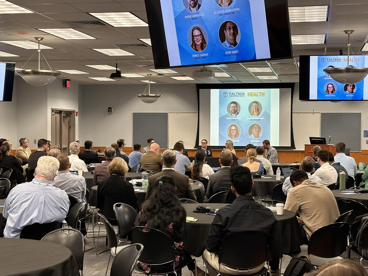 eranderee's tweet photo. Another successful @TalTech conference - "ELEVATE TALLAHASSEE" - thanks to the work of @i2xsolutions @IntegriSource @ThisIsRuvos @LaunchTally @FLTechCouncil @TEKsystems @KnowliData @FSUCCI @TalChamber #TLH #TalentLivesHere https://t.co/4sp83d3dhj