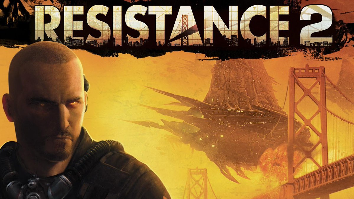insomniacgames's tweet photo. We're jumping back into Resistance 2 on Insomniac Live today! Tell us your favorite weapon in chat: https://t.co/ly1NZuxYNe 

#Insomniac30 https://t.co/qSMKgf6bgD