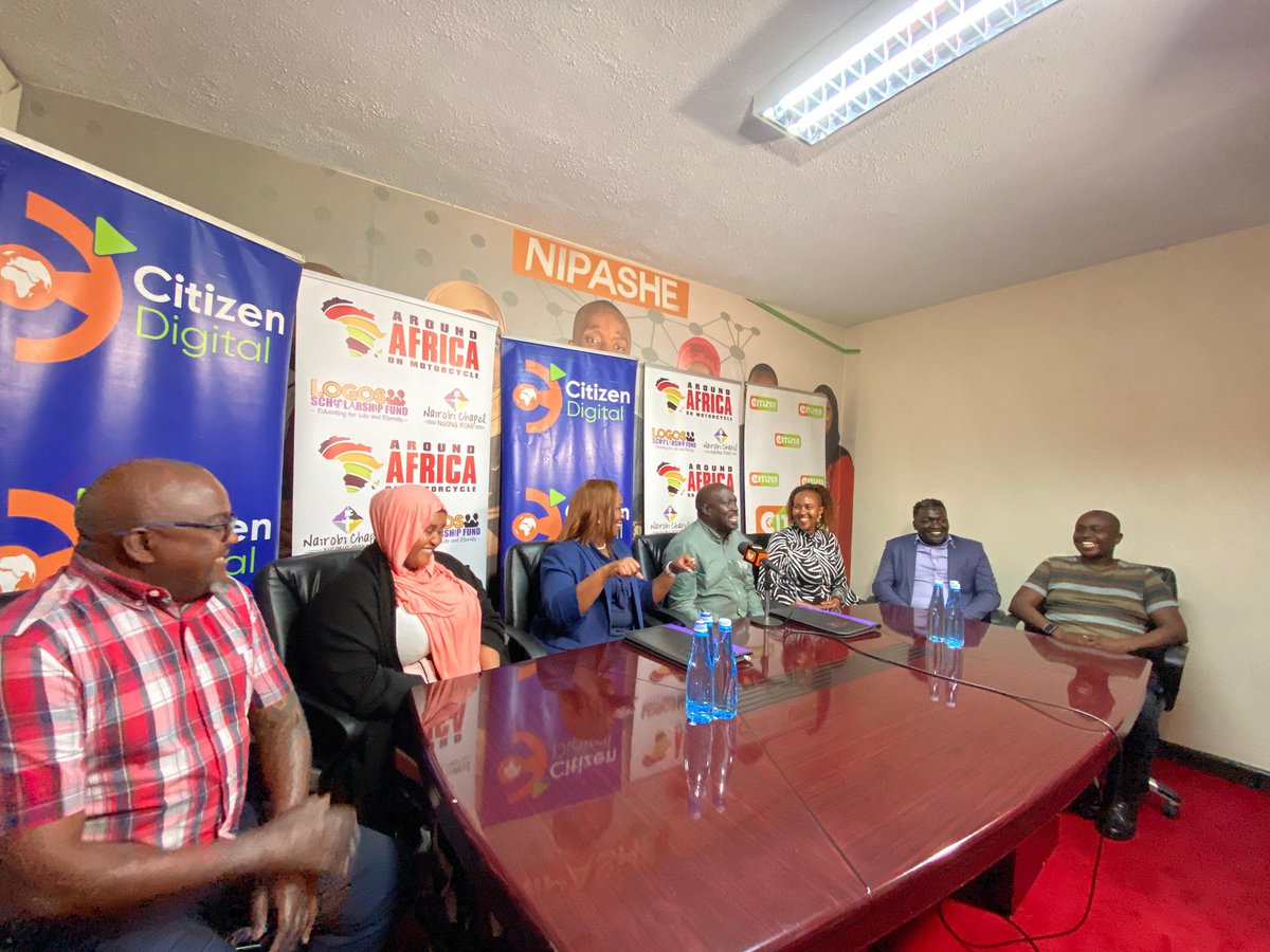 NairobiChapel's tweet photo. It is TIME for the exciting journey to #50ForALifetime!
Introducing the #AroundAfricaOnMotorcycle Media Partner - CITIZEN TV & DIGITAL!
Let's take on the shores of Africa for the future of Africa!
@NickKorir @citizentvkenya @PrivateBikersKe
#PartnerForGood #LogosEndowmentFund https://t.co/vhTx3NPEpk