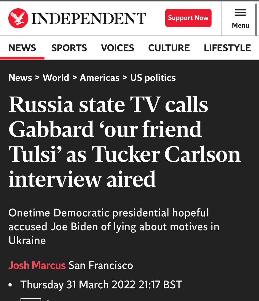 RpsAgainstTrump's tweet image. 🚨BREAKING: Donald Trump nominates Tulsi Gabbard, a known Russian asset and Bashar al-Assad apologist for Director of National Intelligence.

Putin got what he paid for