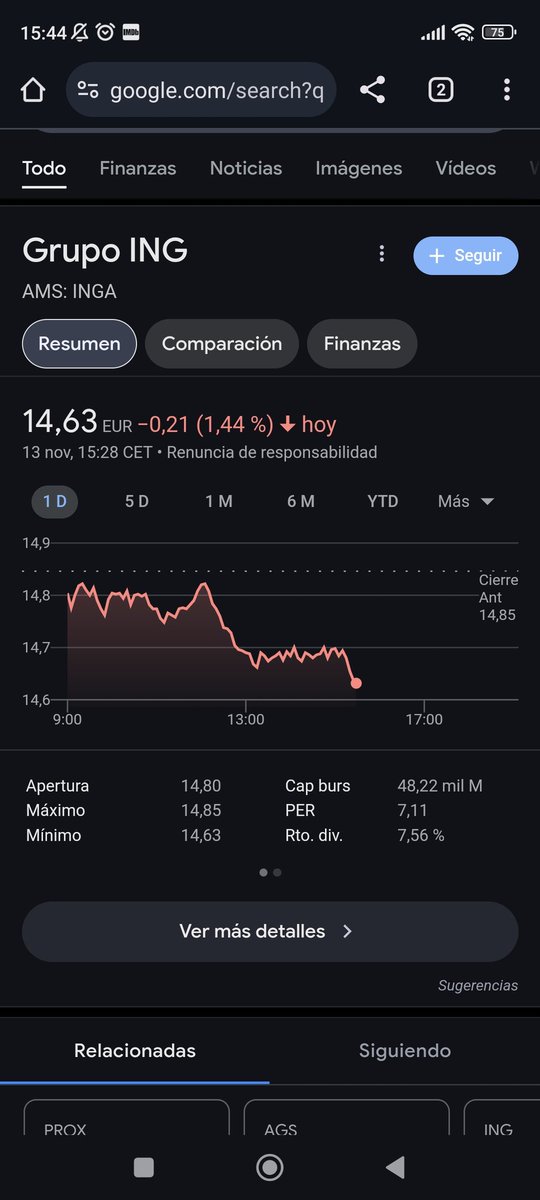 capTercio's tweet image. #AdiosIngDirect
Os la meto así por el c...