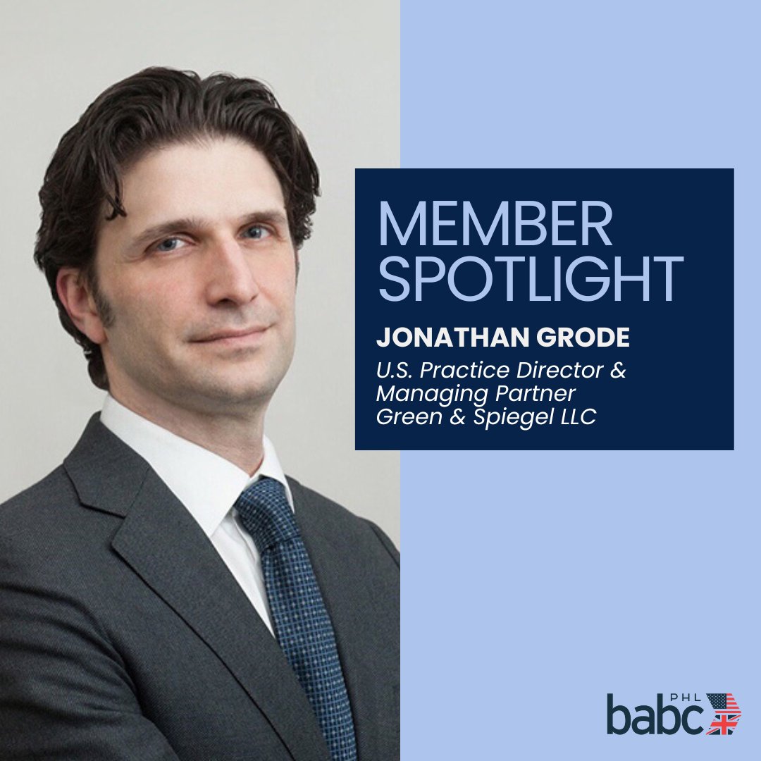 Our third member spotlight shines on Jonathan Grode! Discover the journey of a dedicated BABC member and prominent leader in corporate immigration law below: babcphl.com/2024/11/jgrode/